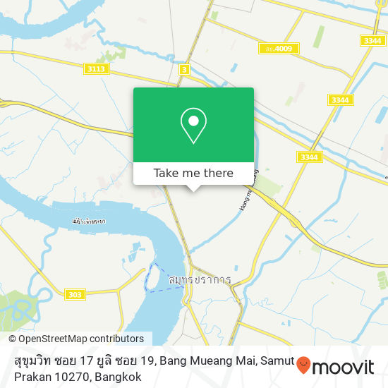 สุขุมวิท ซอย 17 ยูลิ ซอย 19, Bang Mueang Mai, Samut Prakan 10270 map