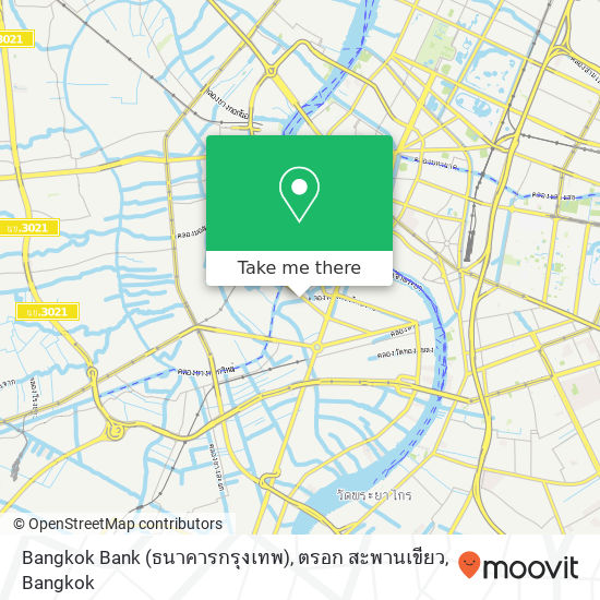 Bangkok Bank (ธนาคารกรุงเทพ), ตรอก สะพานเขียว map