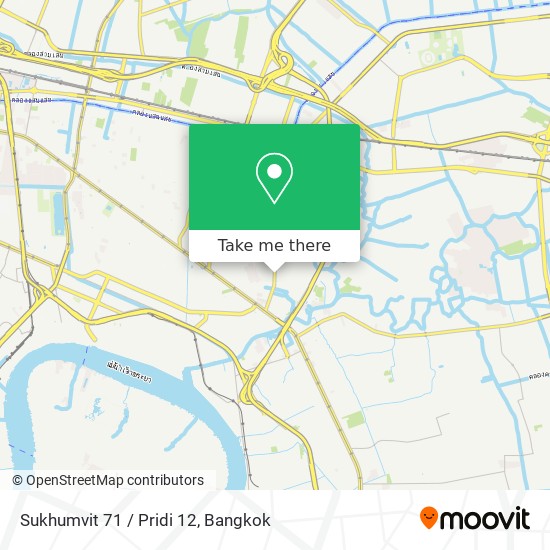 Sukhumvit 71 / Pridi 12 map