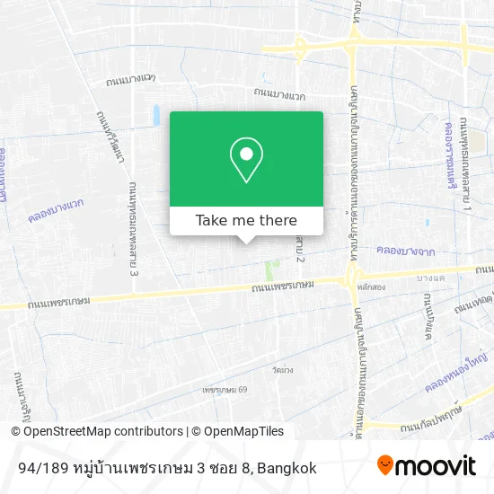 94 / 189 หมู่บ้านเพชรเกษม 3 ซอย 8 map