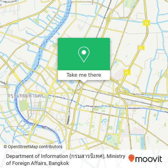 Department of Information (กรมสารนิเทศ), Ministry of Foreign Affairs map