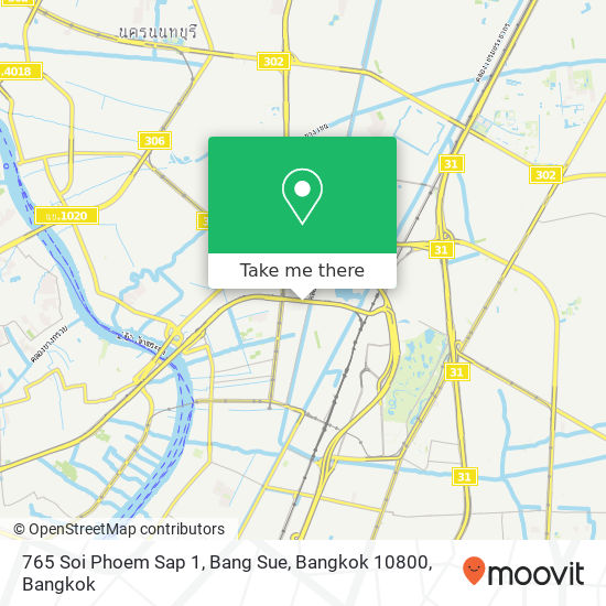 765 Soi Phoem Sap 1, Bang Sue, Bangkok 10800 map