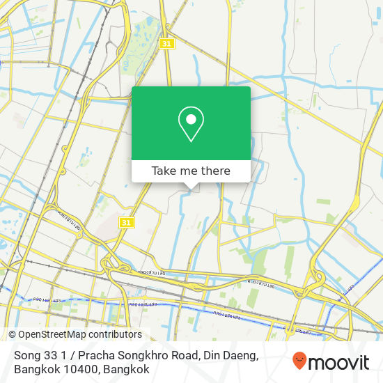 Song 33 1 / Pracha Songkhro Road, Din Daeng, Bangkok 10400 map