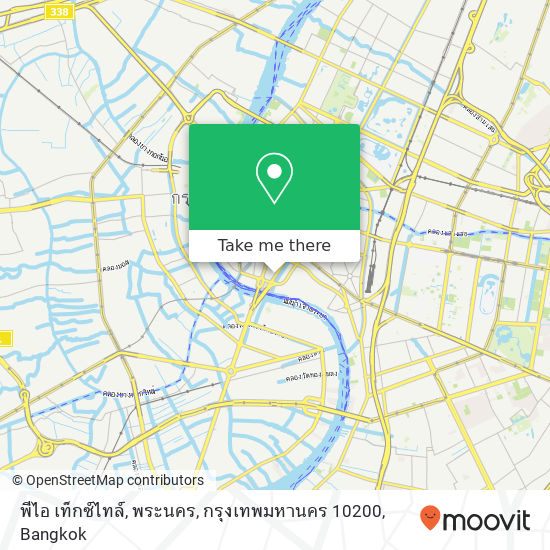 พีไอ เท็กซ์ไทล์, พระนคร, กรุงเทพมหานคร 10200 map