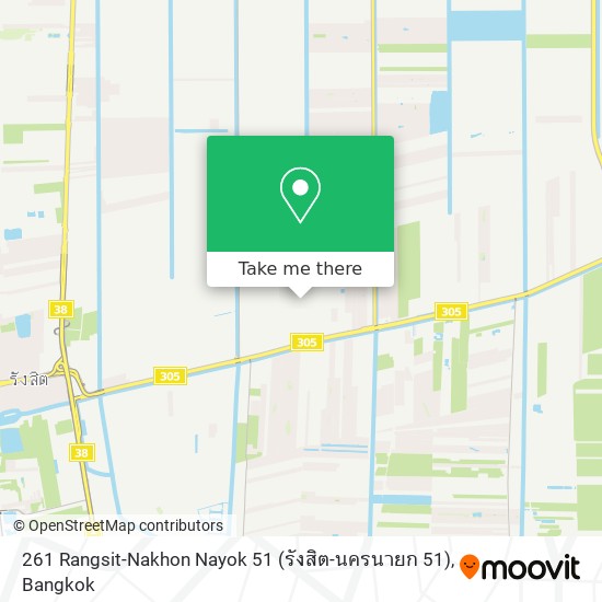 261 Rangsit-Nakhon Nayok 51 (รังสิต-นครนายก 51) map