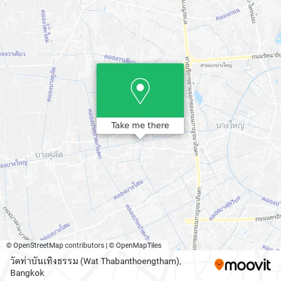 วัดท่าบันเทิงธรรม (Wat Thabanthoengtham) map