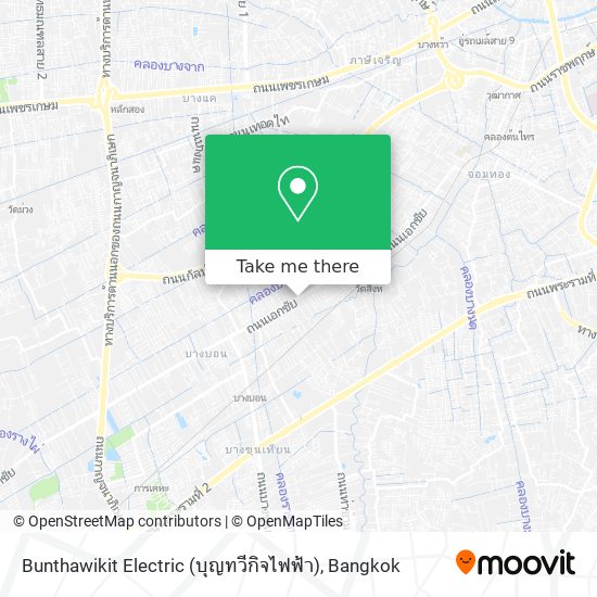 Bunthawikit Electric (บุญทวีกิจไฟฟ้า) map