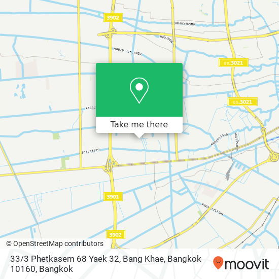 33 / 3 Phetkasem 68 Yaek 32, Bang Khae, Bangkok 10160 map