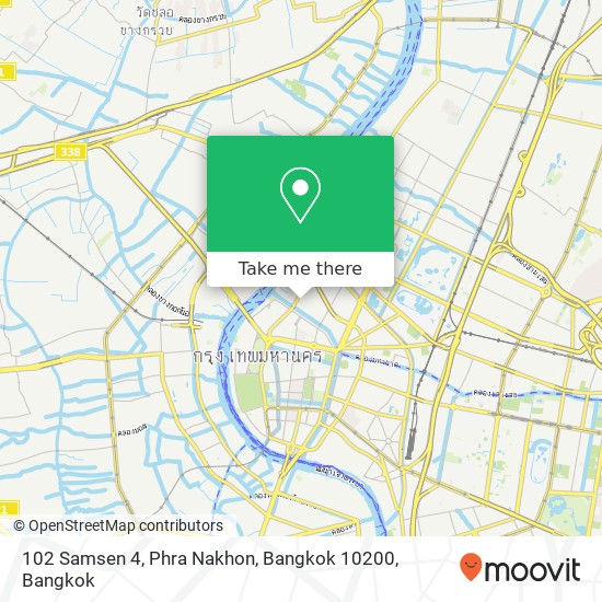 102 Samsen 4, Phra Nakhon, Bangkok 10200 map