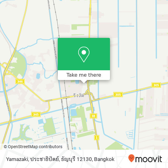 Yamazaki, ประชาธิปัตย์, ธัญบุรี 12130 map