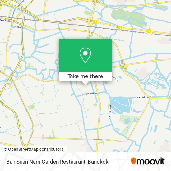 Ban Suan Nam Garden Restaurant map