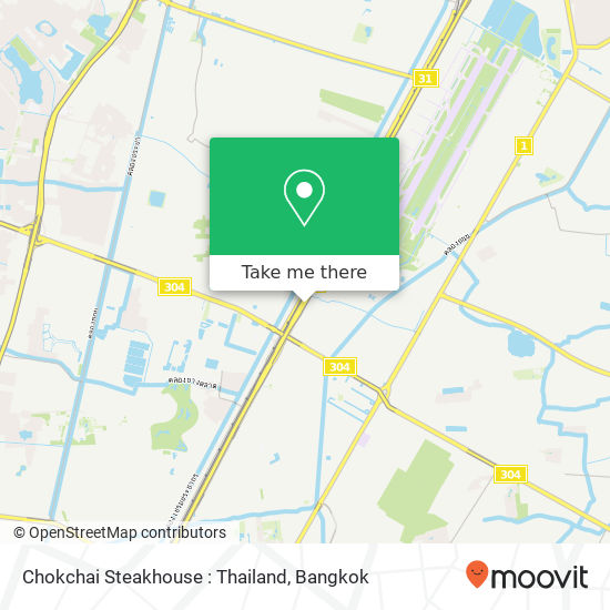 Chokchai Steakhouse : Thailand map