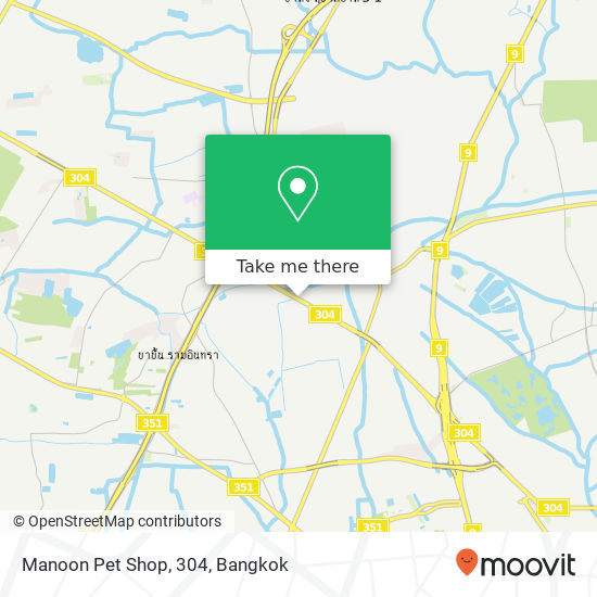 Manoon Pet Shop, 304 map