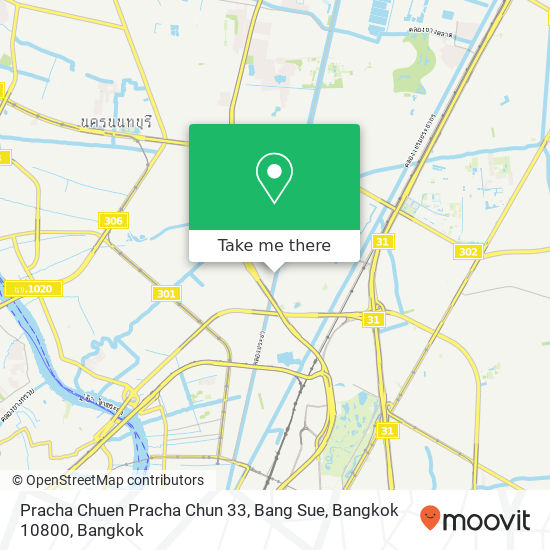 Pracha Chuen Pracha Chun 33, Bang Sue, Bangkok 10800 map