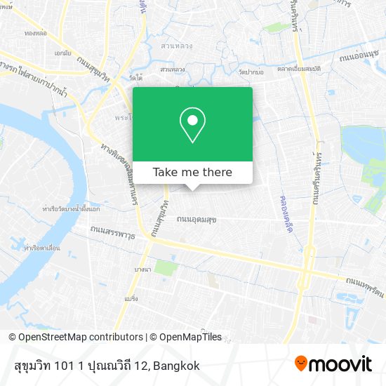 สุขุมวิท 101 1 ปุณณวิถี 12 map