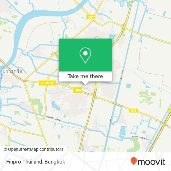 Finpro Thailand map