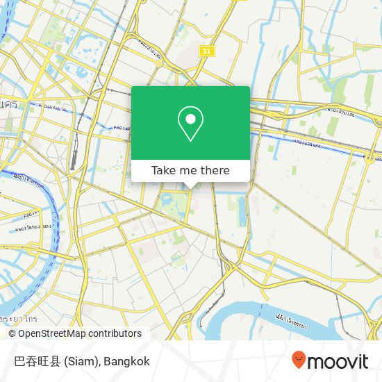 巴吞旺县 (Siam) map