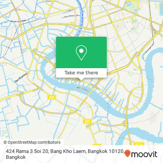 424 Rama 3 Soi 20, Bang Kho Laem, Bangkok 10120 map