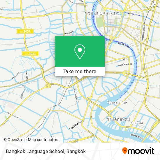 Bangkok Language School map