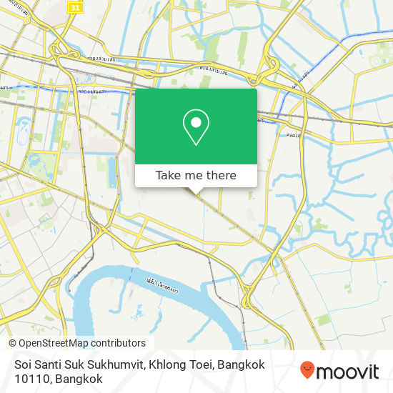 Soi Santi Suk Sukhumvit, Khlong Toei, Bangkok 10110 map