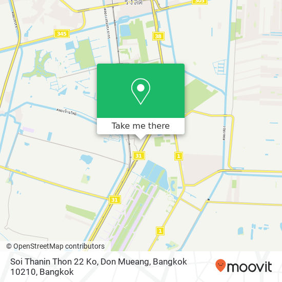 Soi Thanin Thon 22 Ko, Don Mueang, Bangkok 10210 map