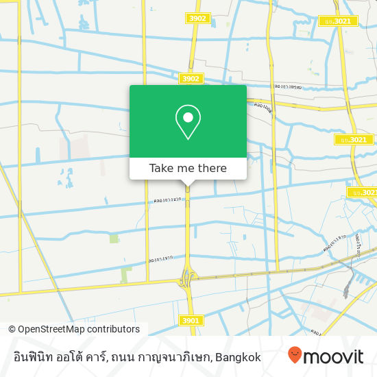 อินฟินิท ออโต้ คาร์, ถนน กาญจนาภิเษก map