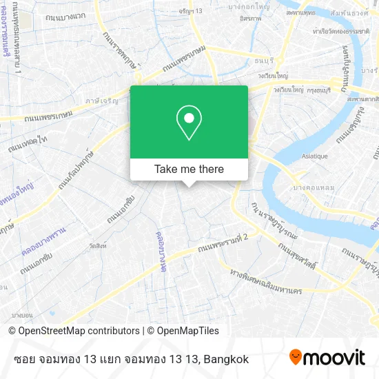 ซอย จอมทอง 13 แยก จอมทอง 13 13 map