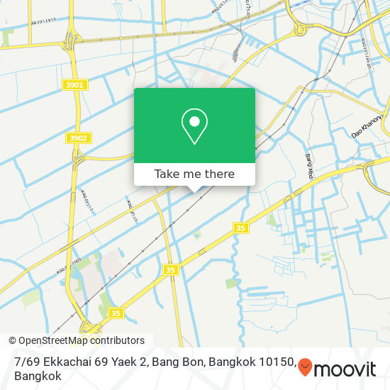 7 / 69 Ekkachai 69 Yaek 2, Bang Bon, Bangkok 10150 map