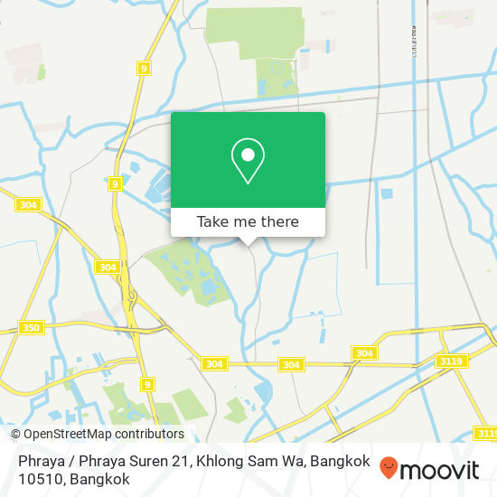 Phraya / Phraya Suren 21, Khlong Sam Wa, Bangkok 10510 map