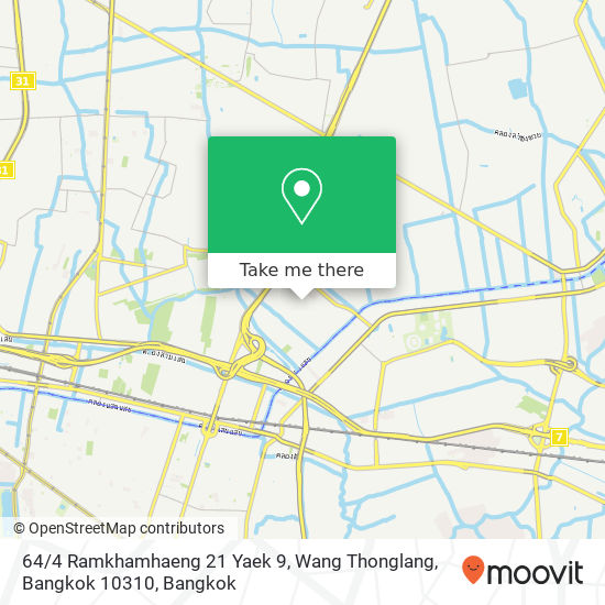 64 / 4 Ramkhamhaeng 21 Yaek 9, Wang Thonglang, Bangkok 10310 map