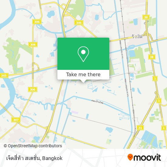 เจ็ดสี่ห้า สเตชั่น map