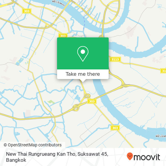 New Thai Rungrueang Kan Tho, Suksawat 45 map