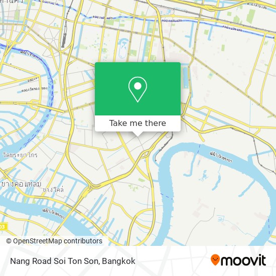 Nang Road Soi Ton Son map