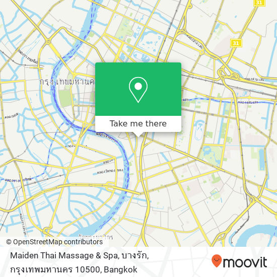 Maiden Thai Massage & Spa, บางรัก, กรุงเทพมหานคร 10500 map