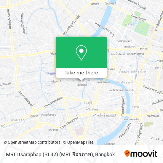 MRT Itsaraphap (BL32) (MRT อิสรภาพ) map