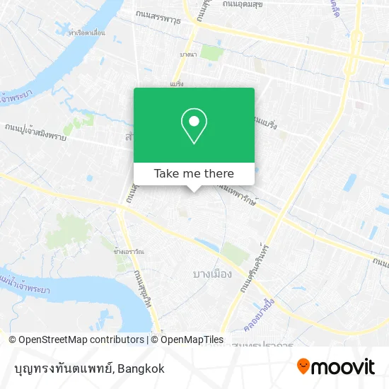 บุญทรงทันตแพทย์ map