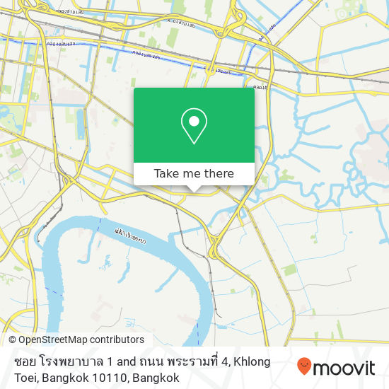 ซอย โรงพยาบาล 1 and ถนน พระรามที่ 4, Khlong Toei, Bangkok 10110 map