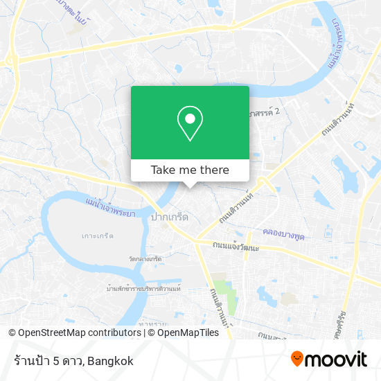 ร้านป้า 5 ดาว map