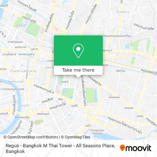 Regus - Bangkok M Thai Tower - All Seasons Place map