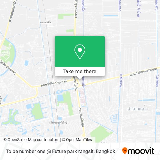 To be number one @ Future park rangsit map
