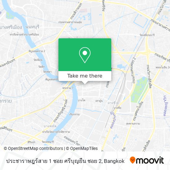 ประชาราษฎร์สาย 1 ซอย ศรีบุญยืน ซอย 2 map