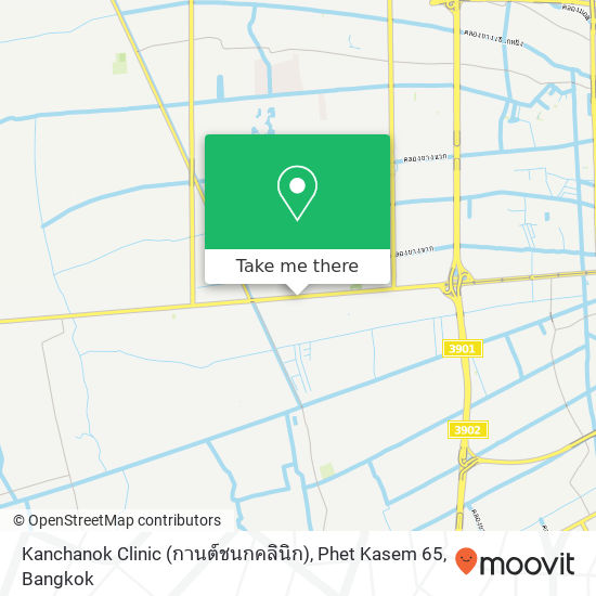 Kanchanok Clinic (กานต์ชนกคลินิก), Phet Kasem 65 map