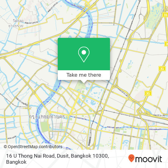 16 U Thong Nai Road, Dusit, Bangkok 10300 map