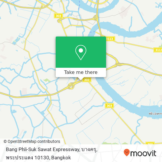 Bang Phli-Suk Sawat Expressway, บางครุ, พระประแดง 10130 map