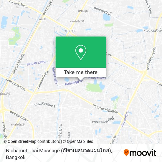 Nichamet Thai Massage (ณิชาเมธนวดแผนไทย) map
