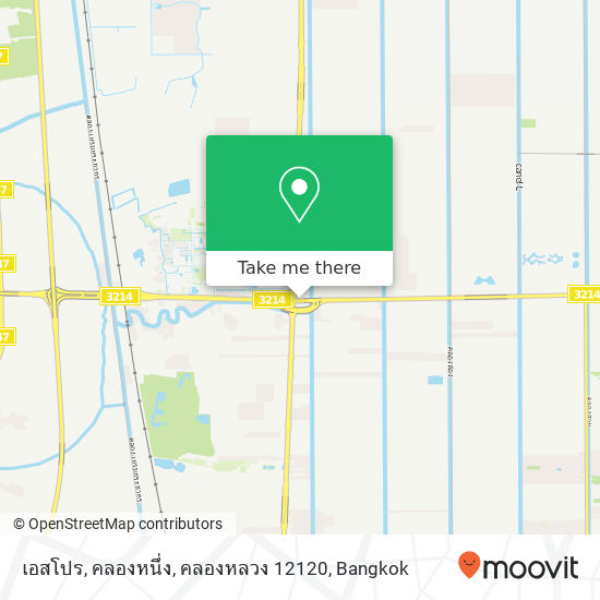 เอสโปร, คลองหนึ่ง, คลองหลวง 12120 map