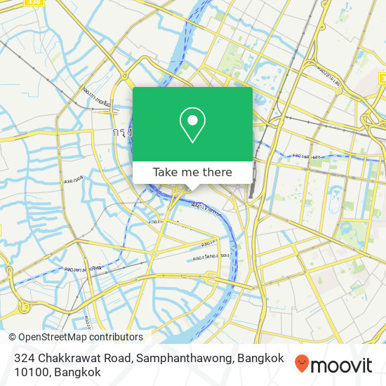 324 Chakkrawat Road, Samphanthawong, Bangkok 10100 map