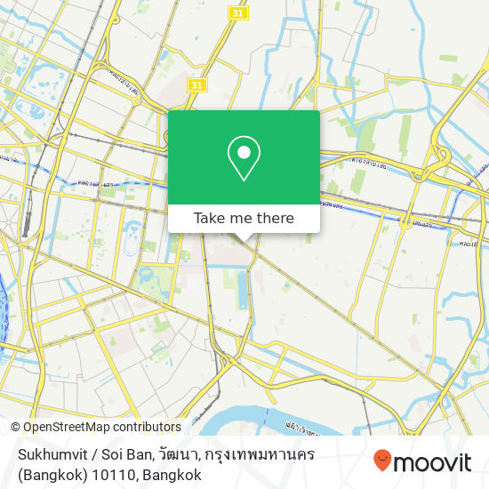 Sukhumvit / Soi Ban, วัฒนา, กรุงเทพมหานคร (Bangkok) 10110 map