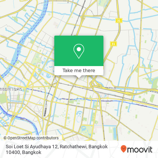 Soi Loet Si Ayudhaya 12, Ratchathewi, Bangkok 10400 map