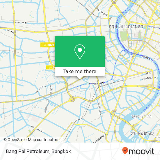 Bang Pai Petroleum map